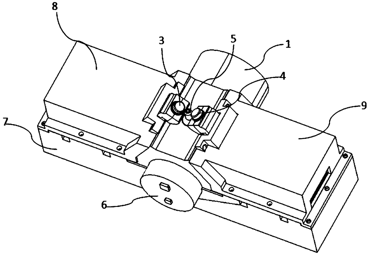 A dual-probe x-ray detection device based on coincidence sampling