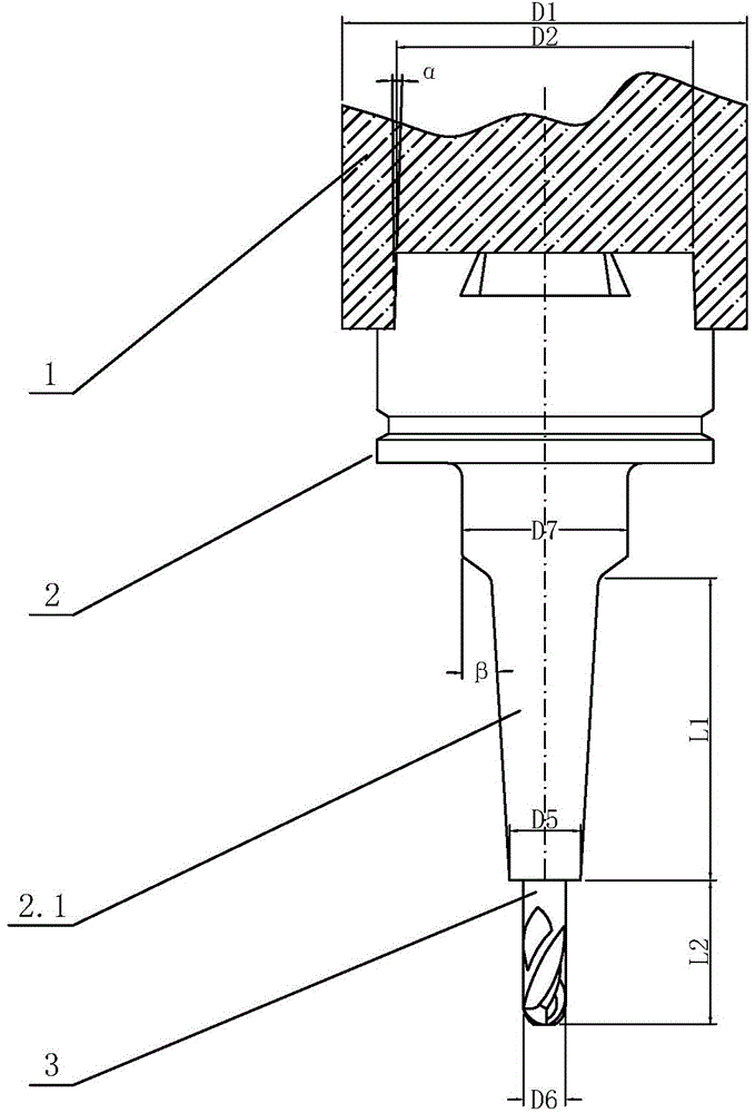 Main shaft structure of numerically-controlled machine tool