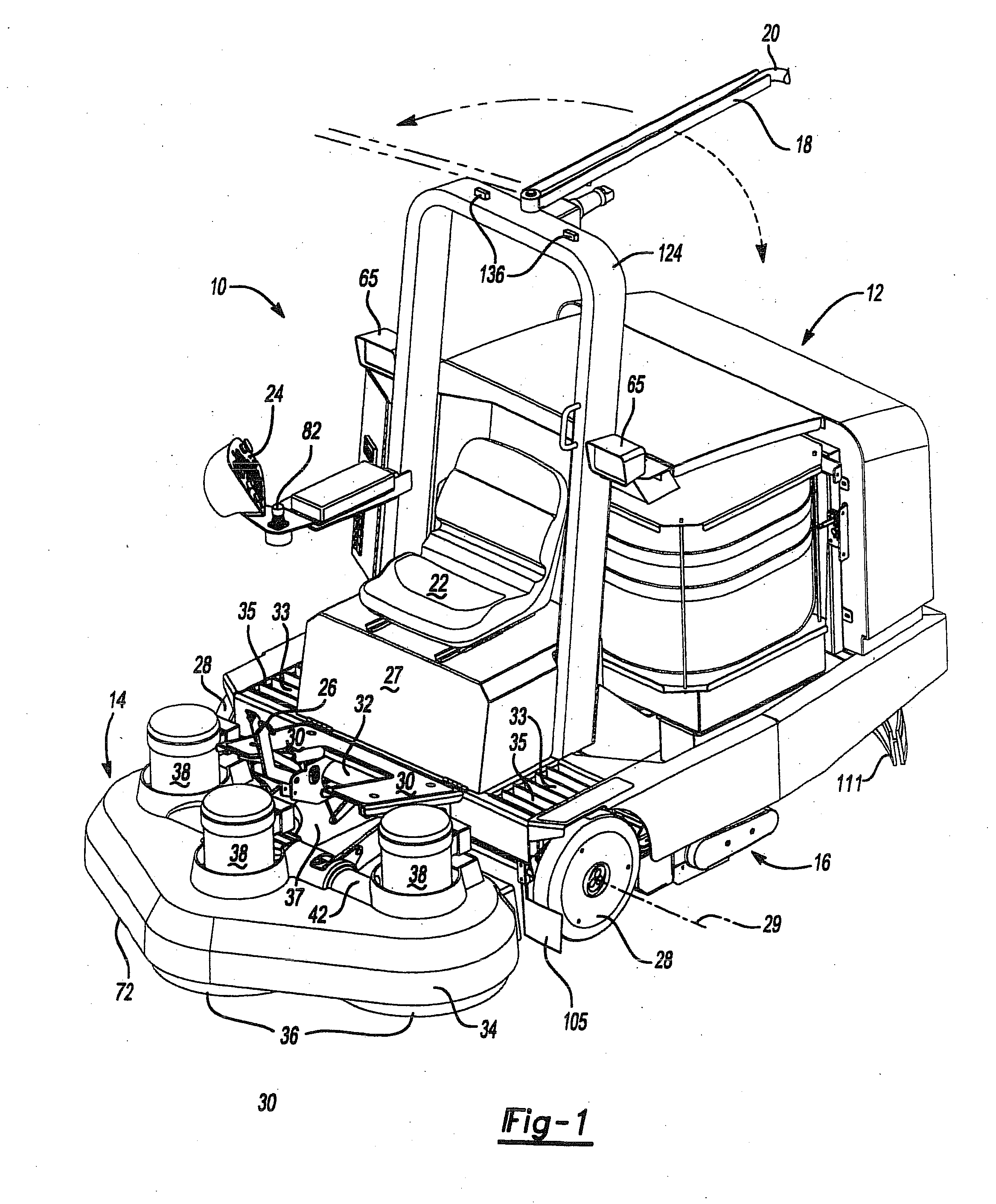Riding Apparatus for Polishing and Cleaning Floor Surfaces
