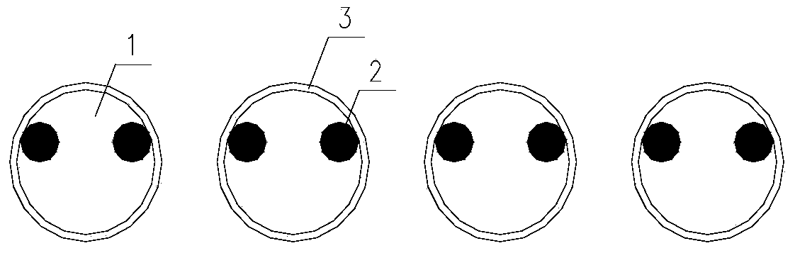 Structure and Construction Method of Isolation Damping Pile for Construction of Large-Section Tunnel Close to Buildings