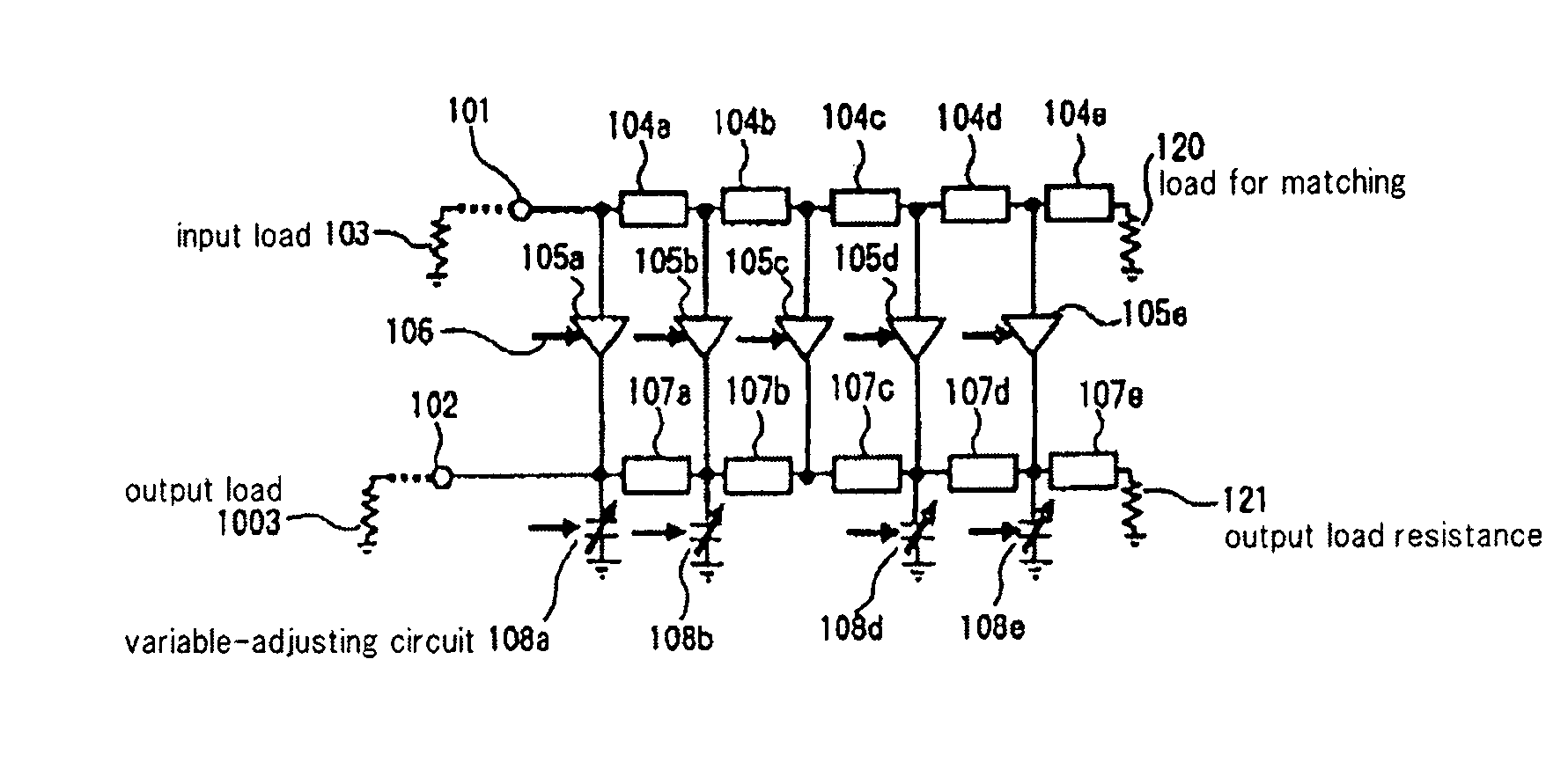 Equalizing filter circuit
