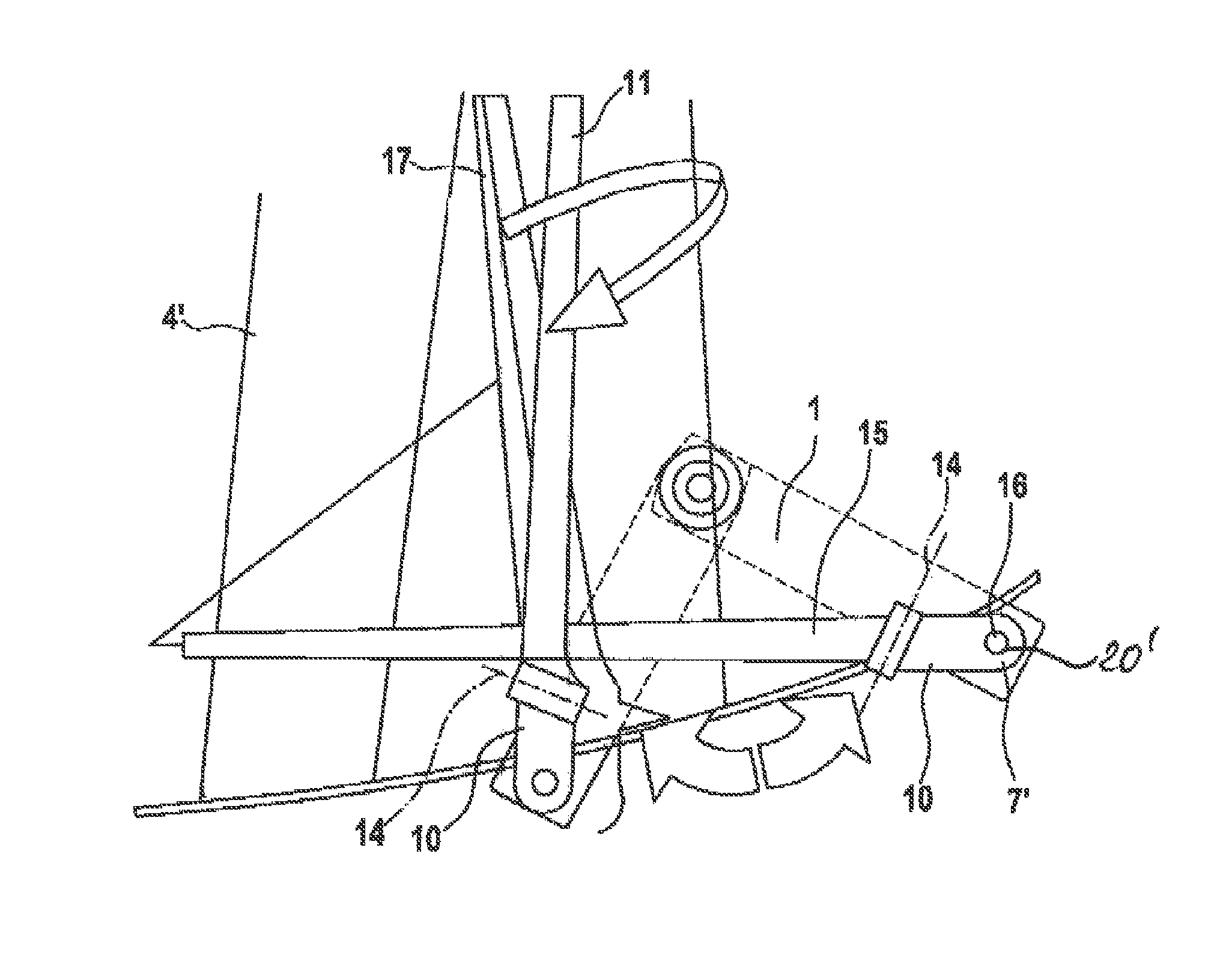 Wiper system for front windscreens of motor vehicles