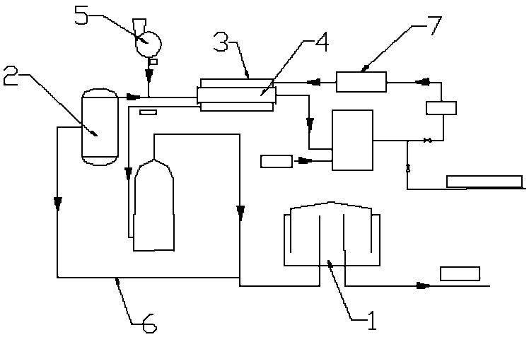 Energy-saving type synthesis ammonia semi-oxygen-enriched gas making device and process