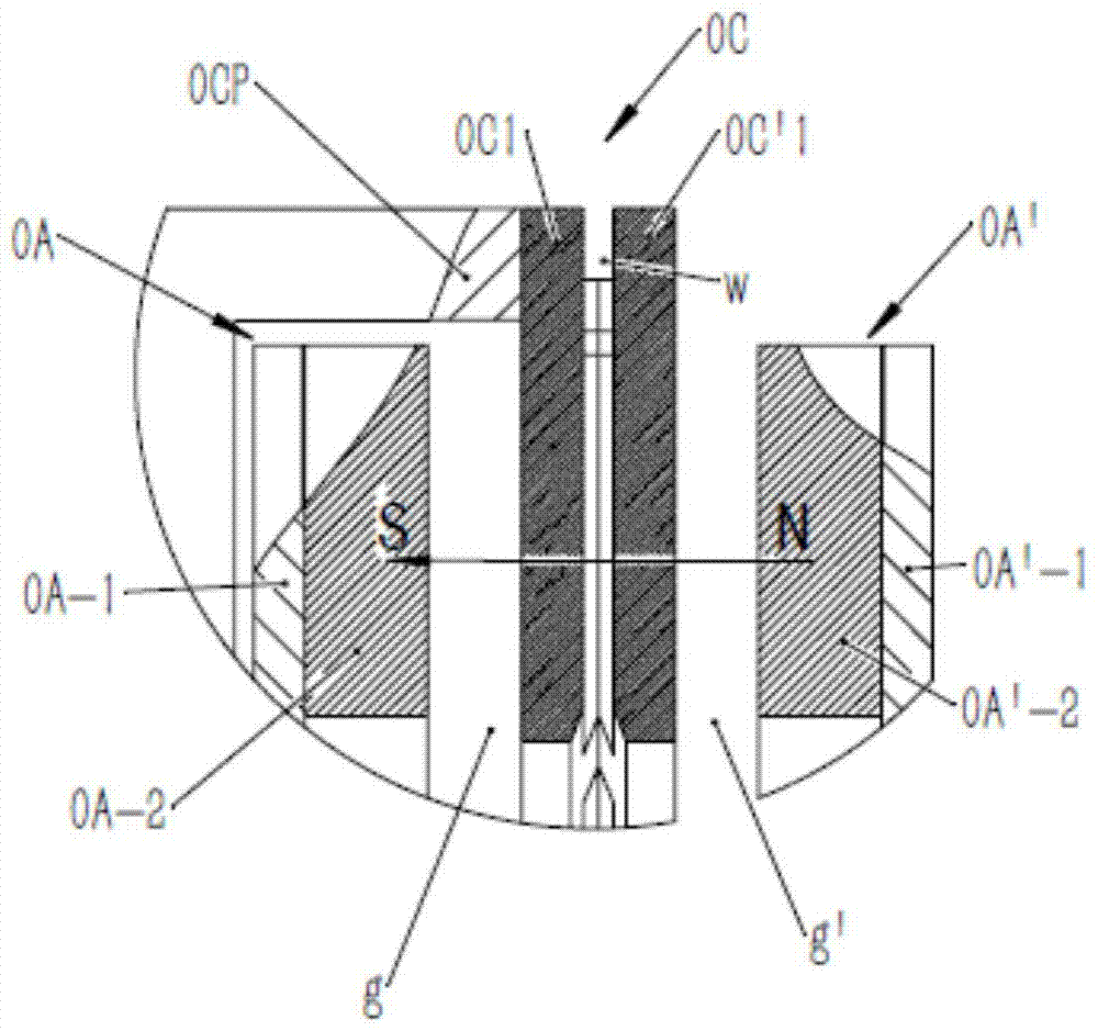 A non-iron loss permanent magnet governor device