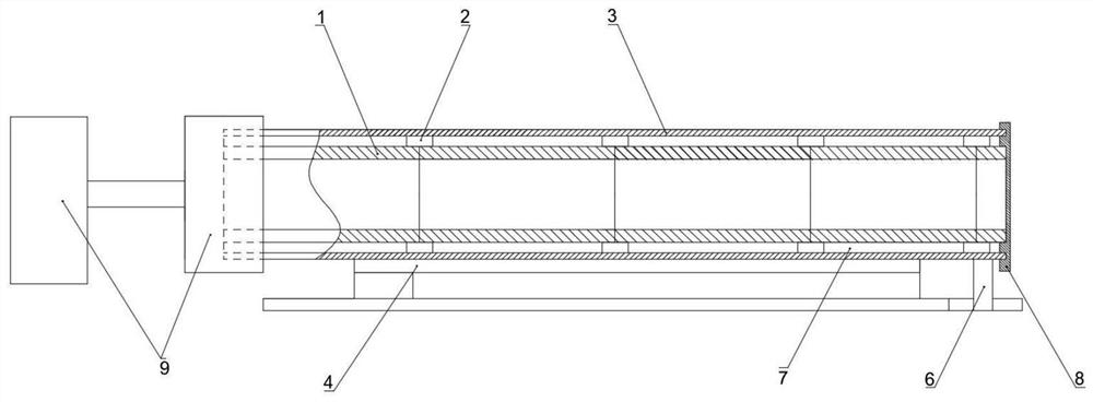 Production technology of wear-resistant composite pipe filled with adhesive cement