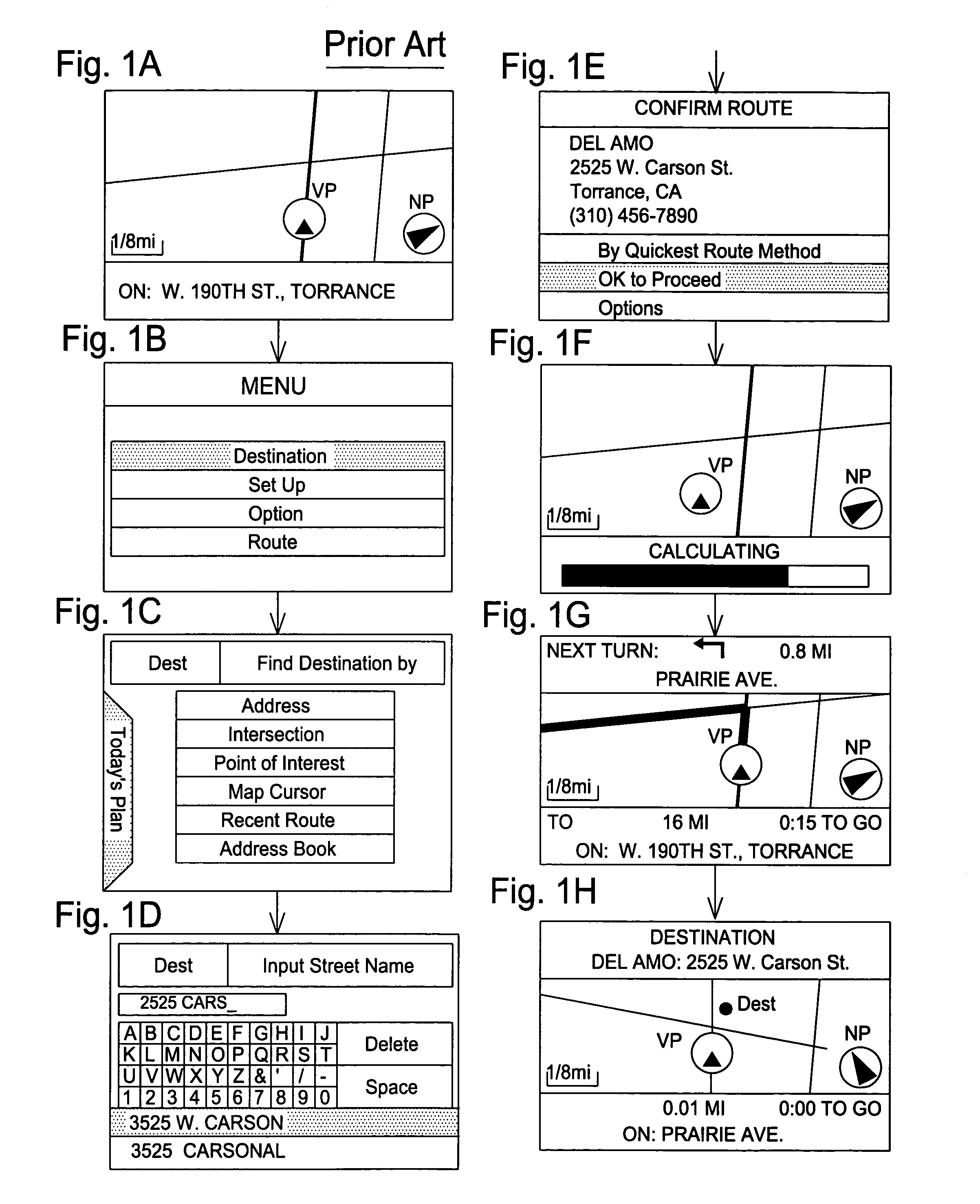 Method and apparatus for updating unfinished destinations specified in navigation system