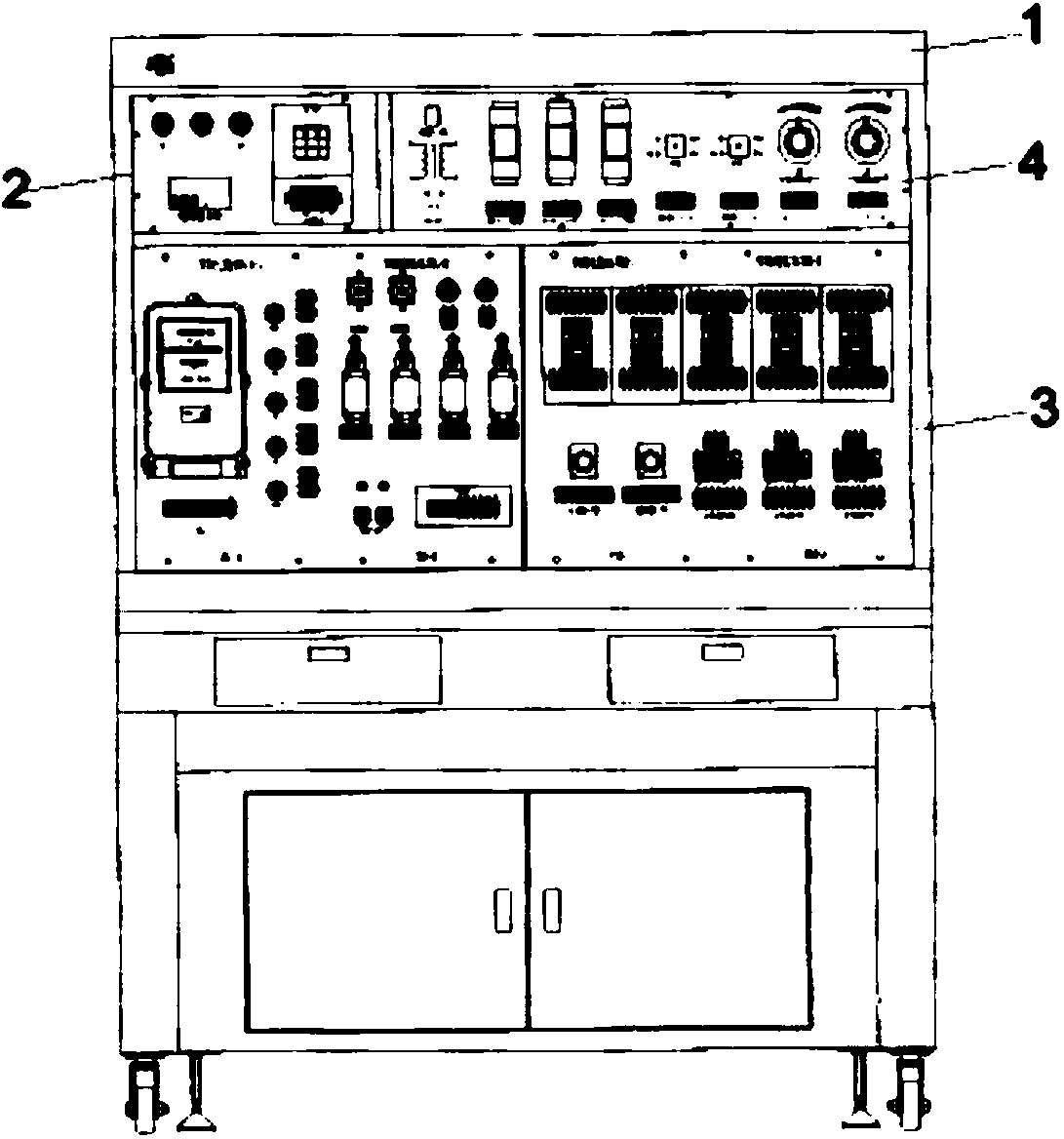 Electrician training and examination apparatus