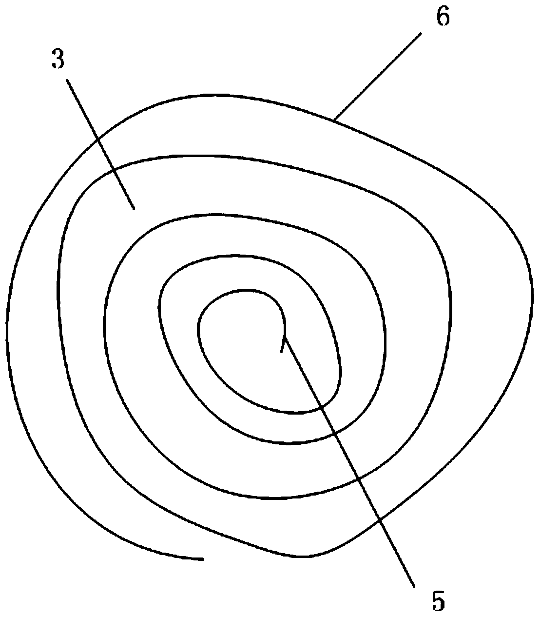 Anti-torsional vibration connection structure and anti-torsional vibration hollow rotor structure