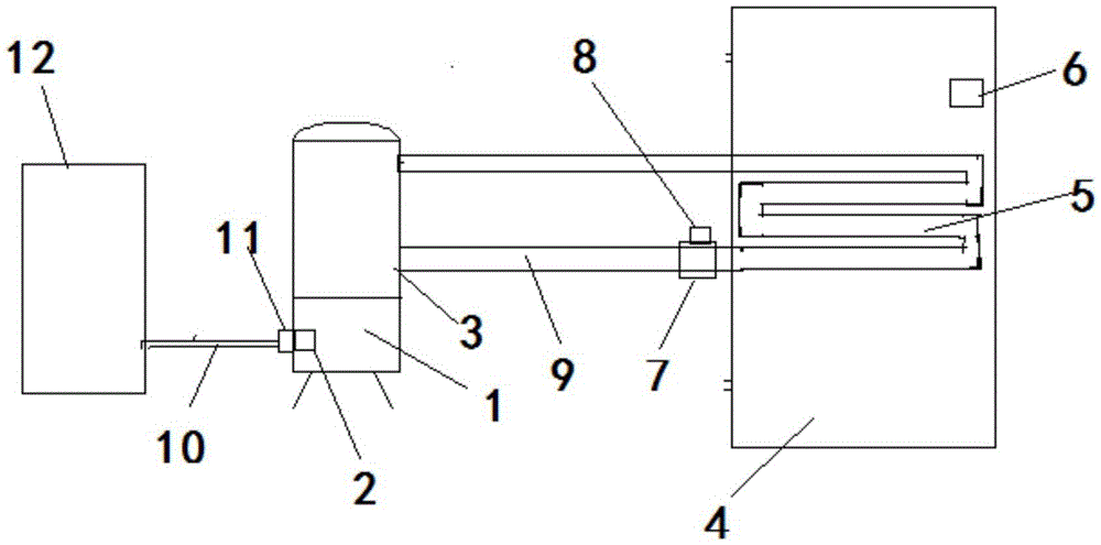 Intelligent methane floor-heating constant-temperature piglet nursing device