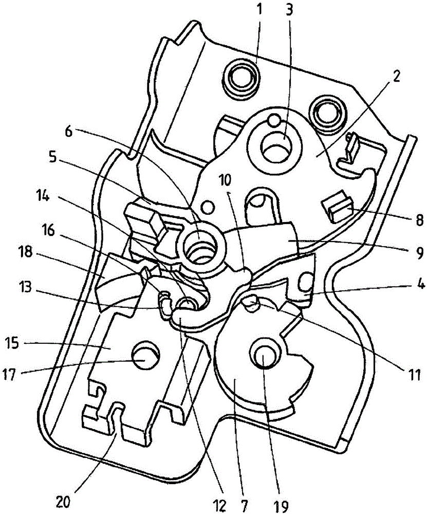 Lock for a motor vehicle