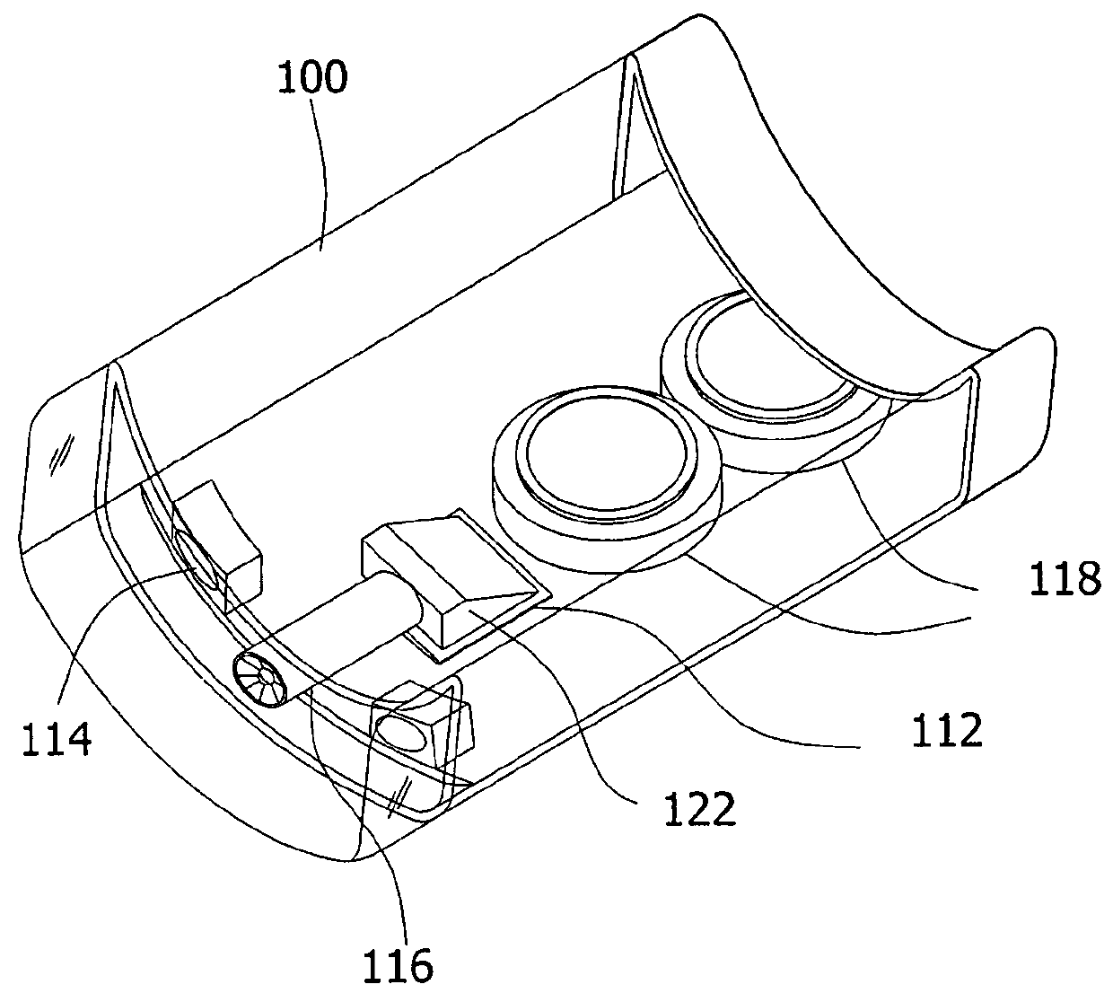 Device and method for viewing a body lumen