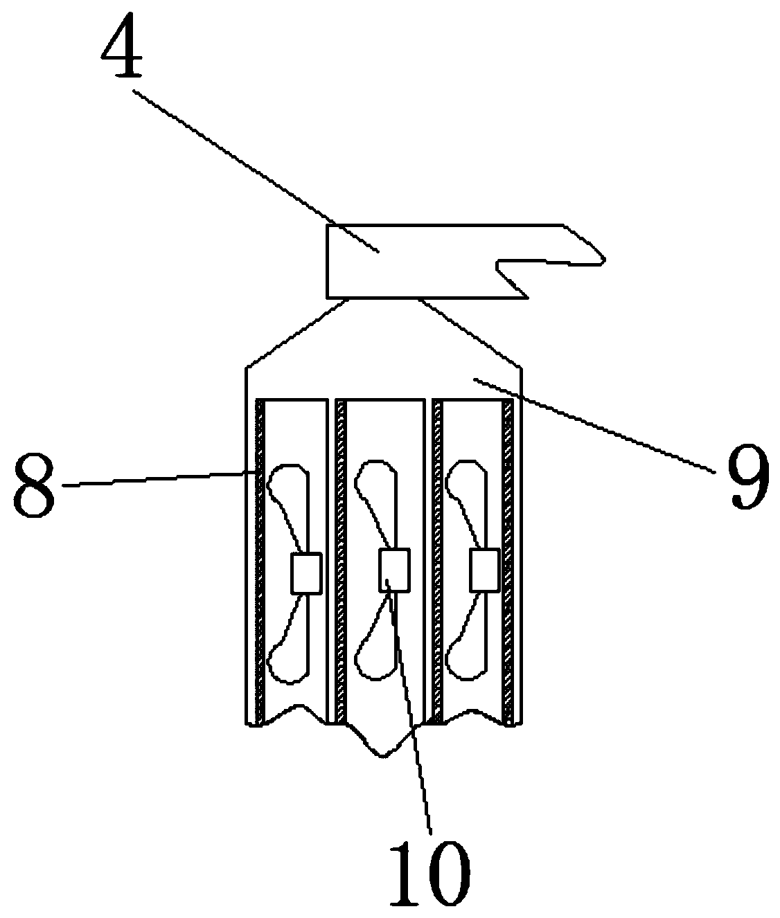 Heat dissipation structure of computer network server