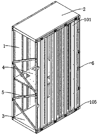 Anti-vibration structure used for cabinet door