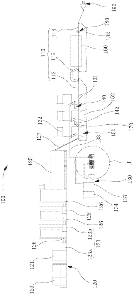 Preparation system of water absorbing core bodies