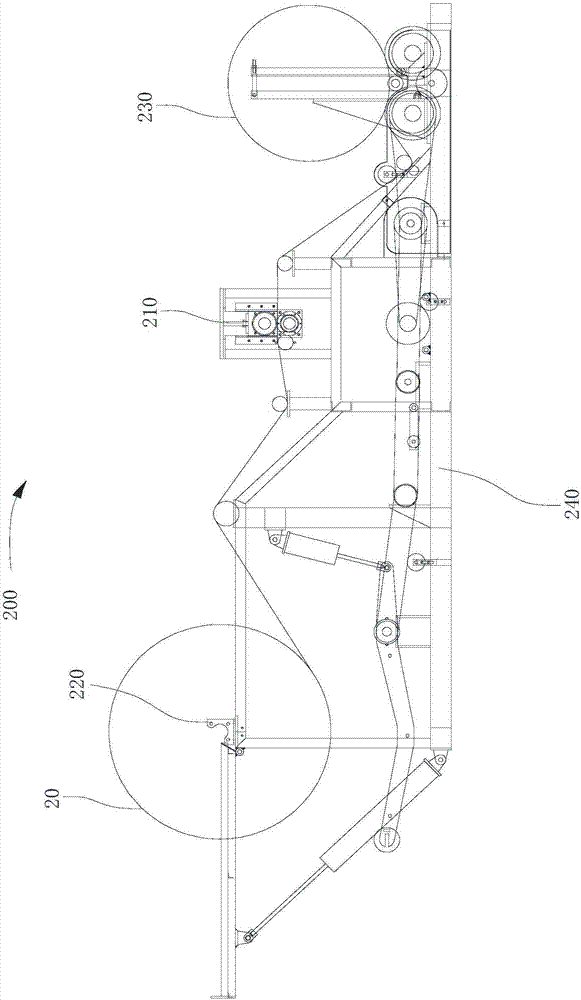 Preparation system of water absorbing core bodies