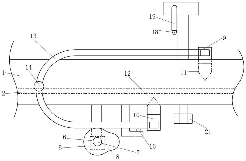 Pipeline spraying device for air conditioner production