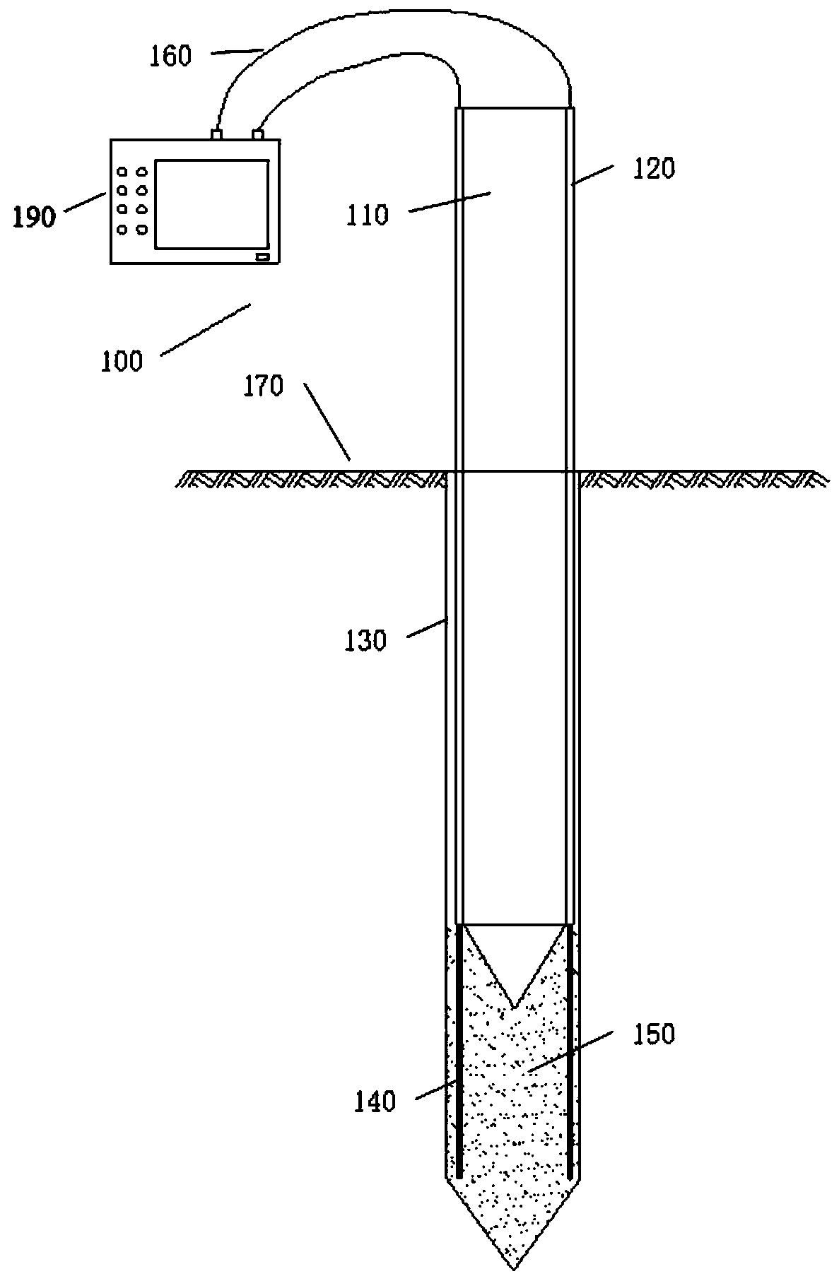 Real-time monitoring system and method for sand pile construction quality