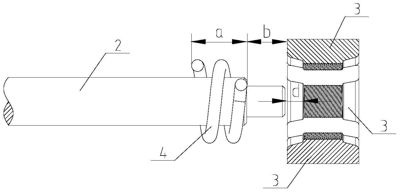 Method utilizing middle and high-frequency induction to heat radial forging to form screws