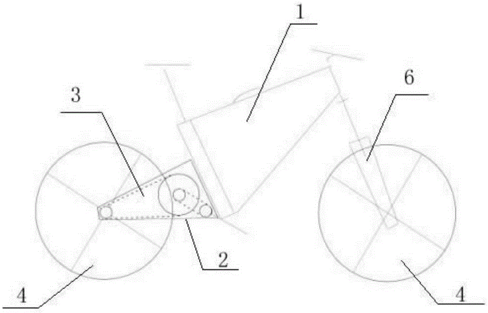 Box type foldable bicycle