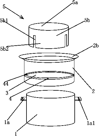Water distribution device in temperature stratification type chilled water storage system