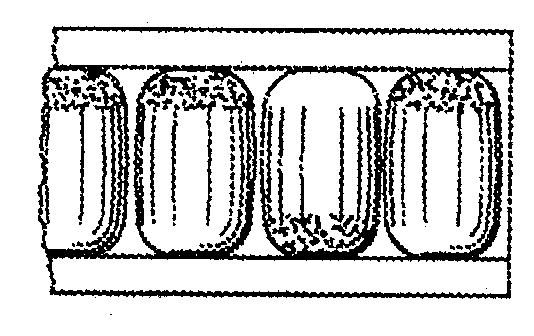 Non-spherical cavity electrophoretic displays and materials for making the same