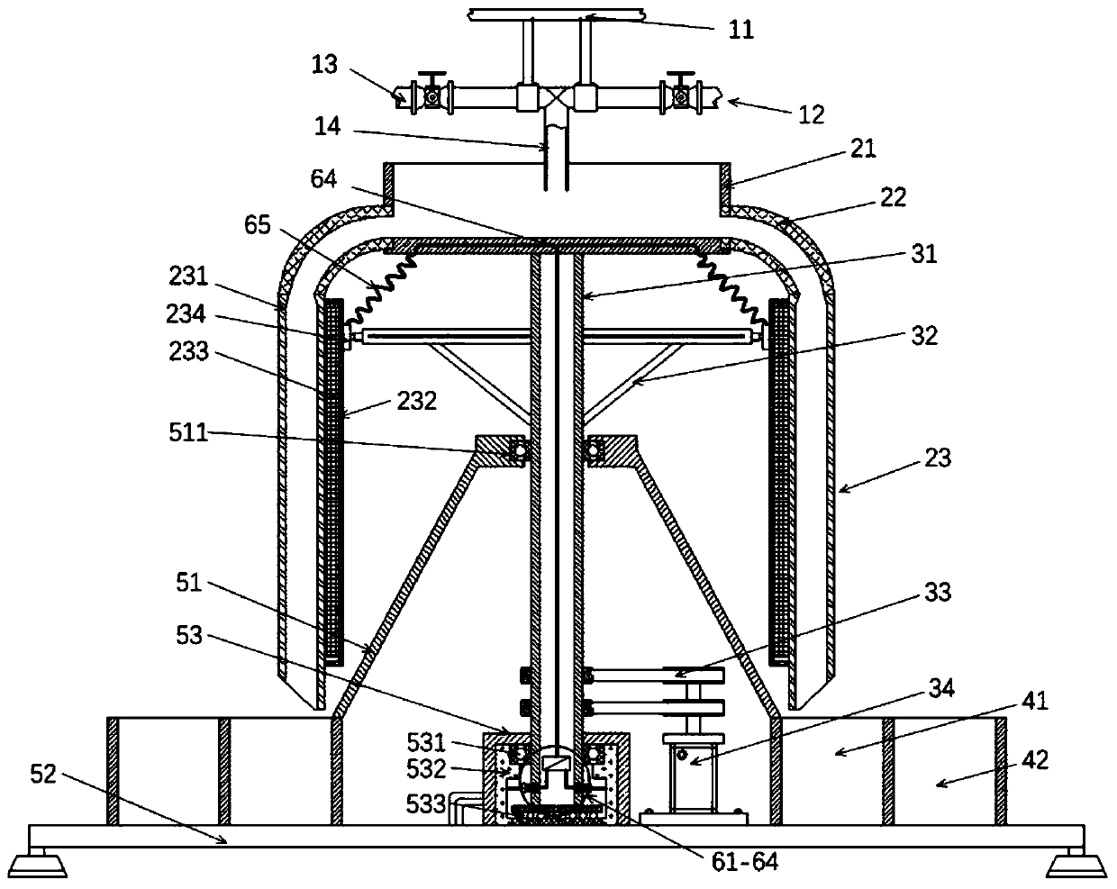 Dry magnetic separator and control method thereof