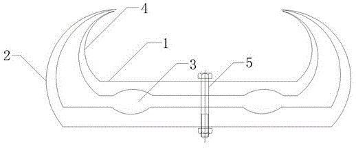 Special-shaped parallel groove clamp