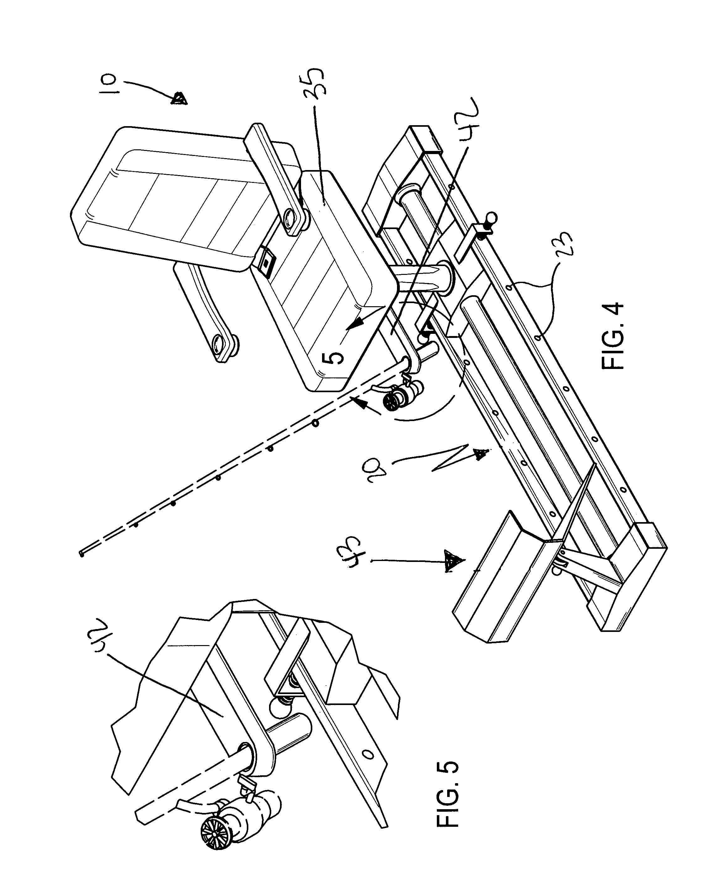 Adjustable fisherman seat assembly and associated method