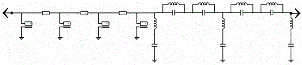 Multi-frequency multiplication double stop-band filter