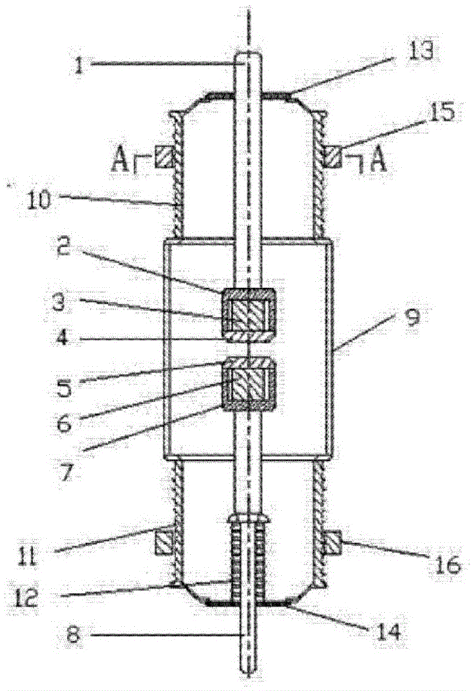 Novel permanent-magnet composite magnetic field contact structure and vacuum arc-extinguishing chamber employing same