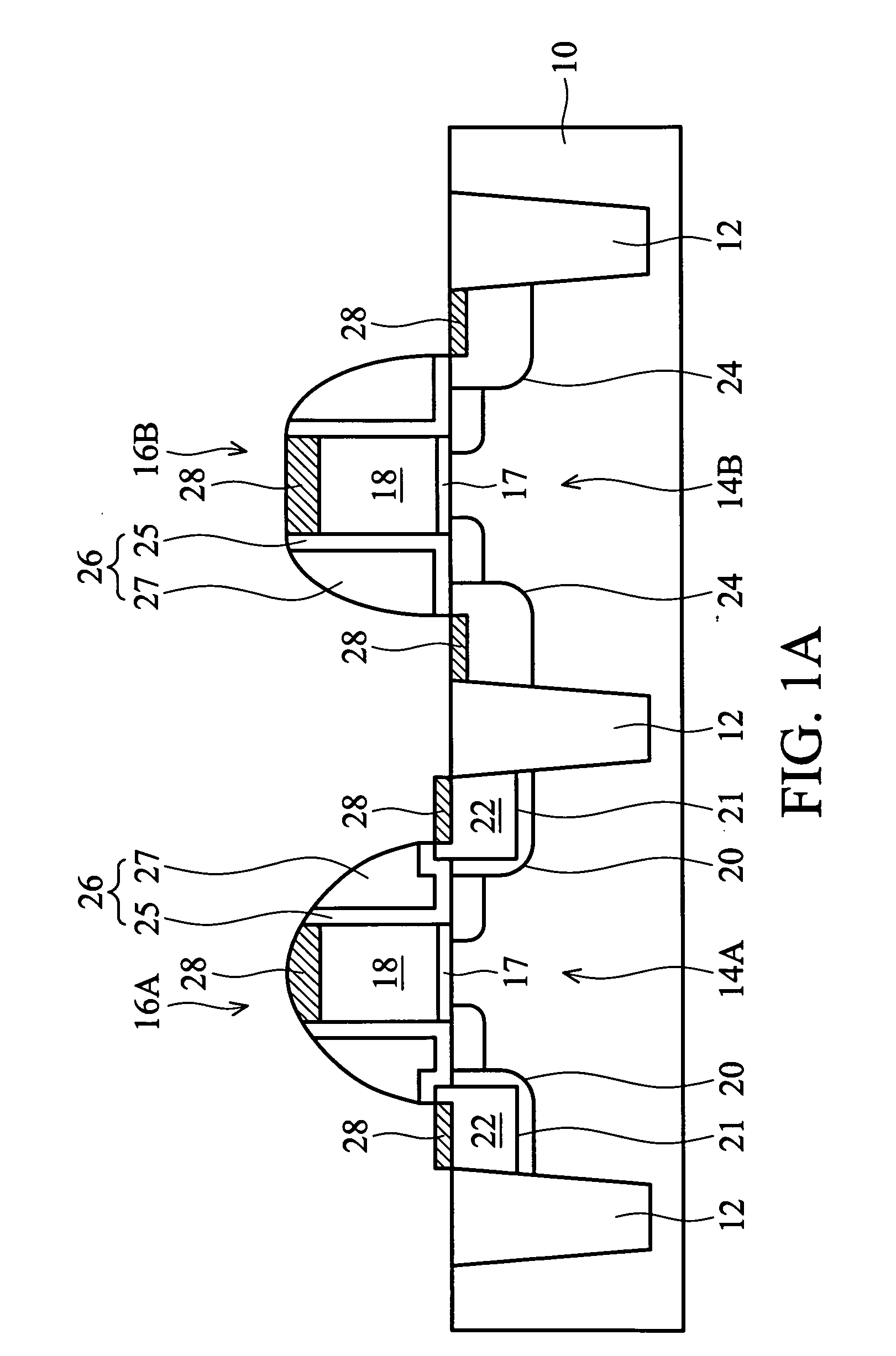 Strain enhanced CMOS architecture with amorphous carbon film and fabrication method of forming the same