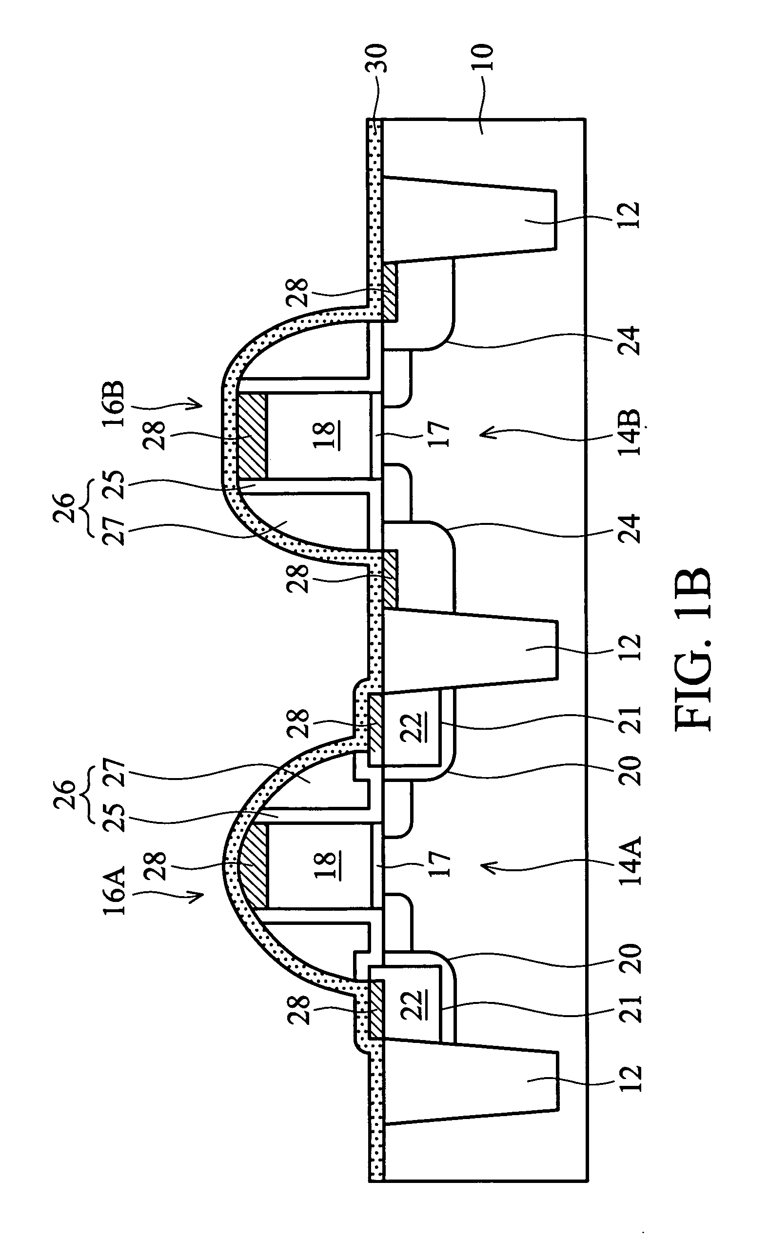 Strain enhanced CMOS architecture with amorphous carbon film and fabrication method of forming the same