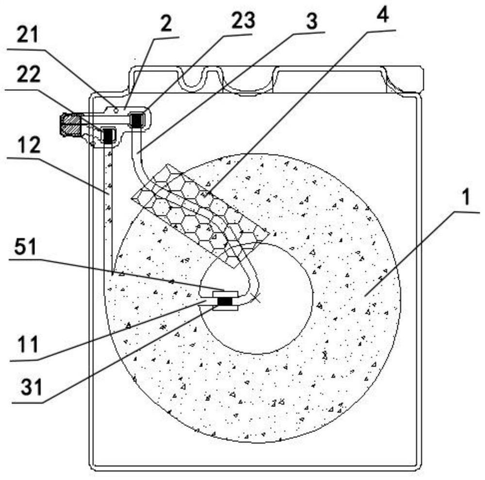 An assembly method of a wireless charging receiving coil module