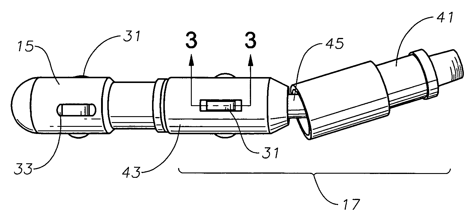 System, method, and apparatus for survey tool having roller knuckle joints for use in highly deviated horizontal wells