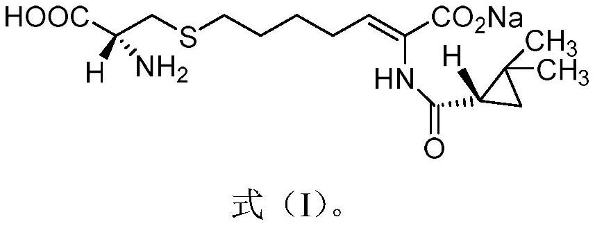 A kind of preparation method of key intermediate of cilastatin sodium