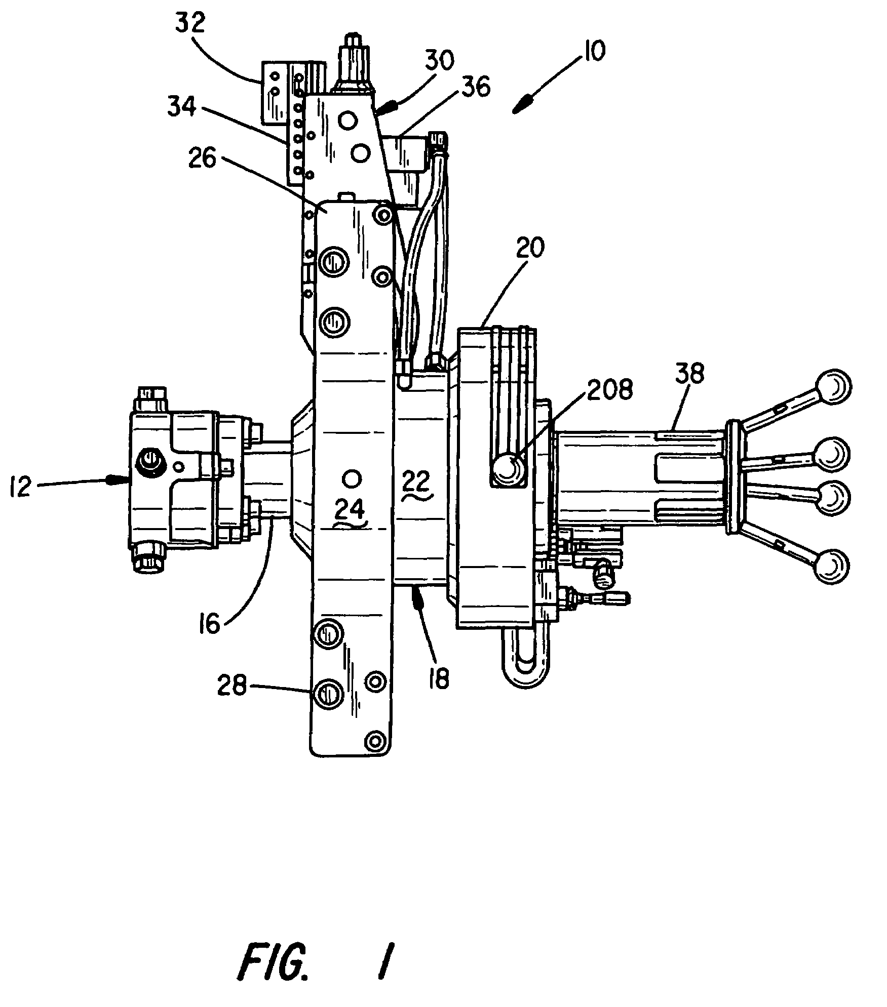 Air-operated end prep machine