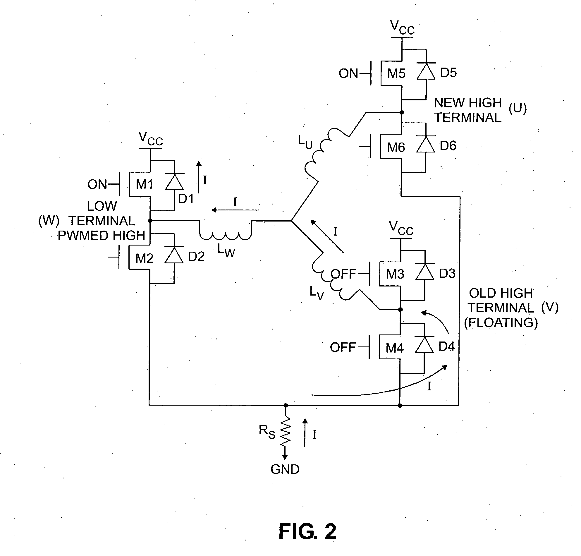 Hard drive spindle motor controller with reverse current prevention