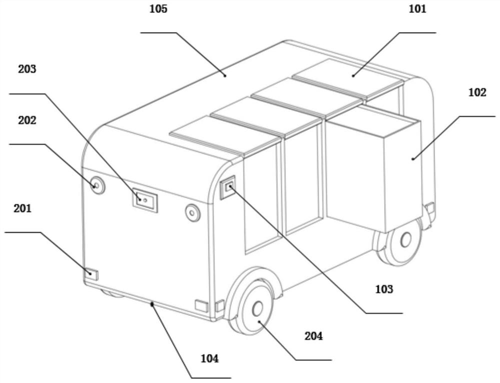 Intelligent medical waste carrier vehicle and intelligent medical waste transporting method