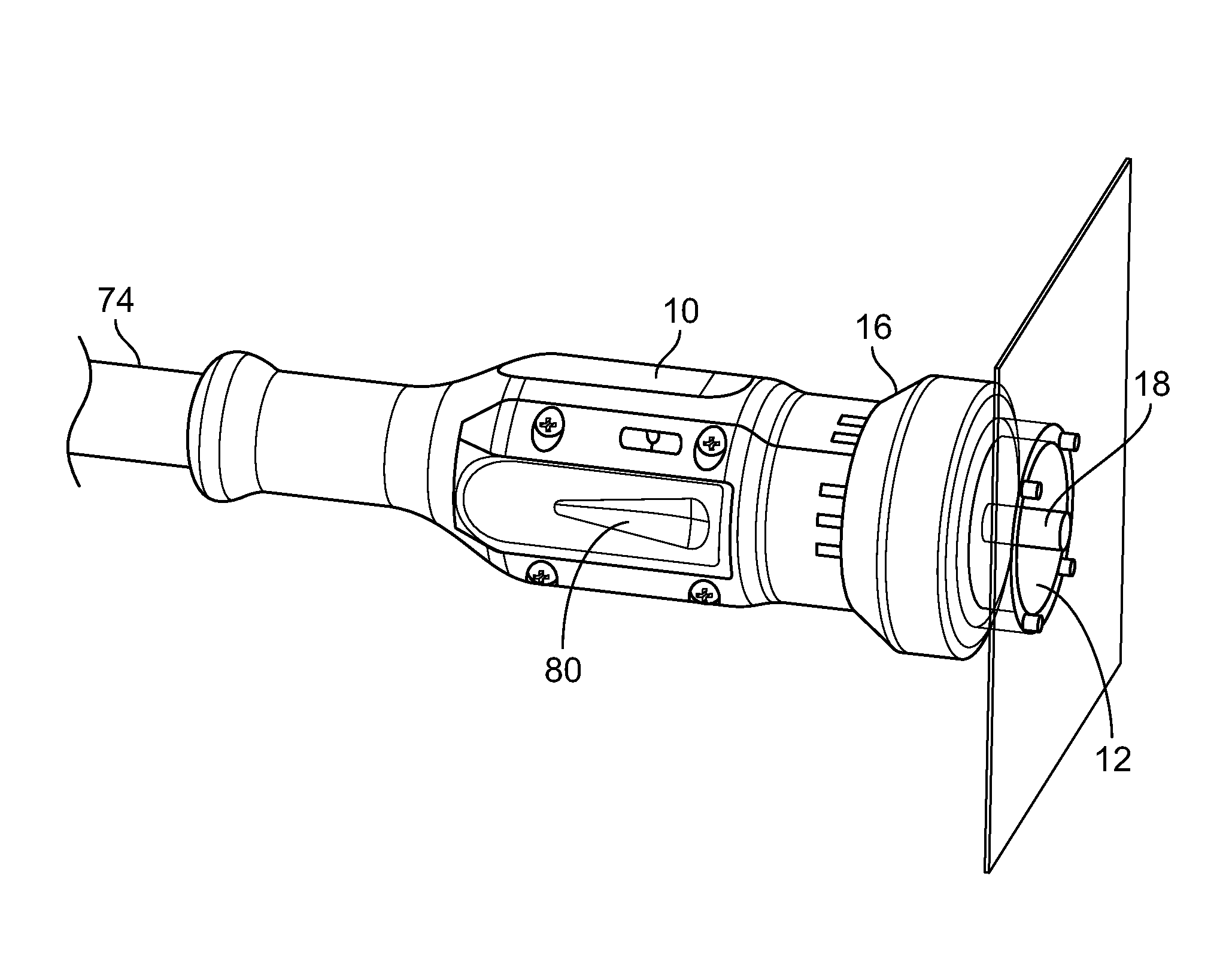 Device for targeted treatment of dermatoses