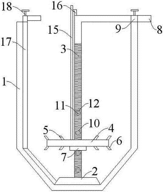 An infrared electric control pulping device for mine filling station