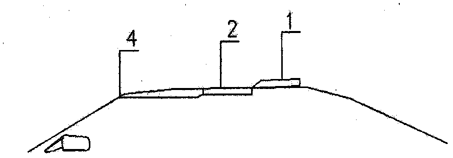 Partition plate ventilation device for automobile skylight