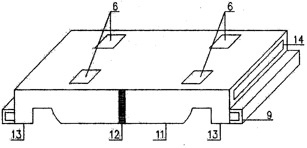 Partition plate ventilation device for automobile skylight