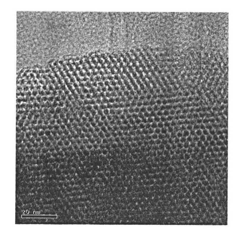 Preparation of Ti-MCM-41 mesoporous material with functionalized ionic liquid and application thereof