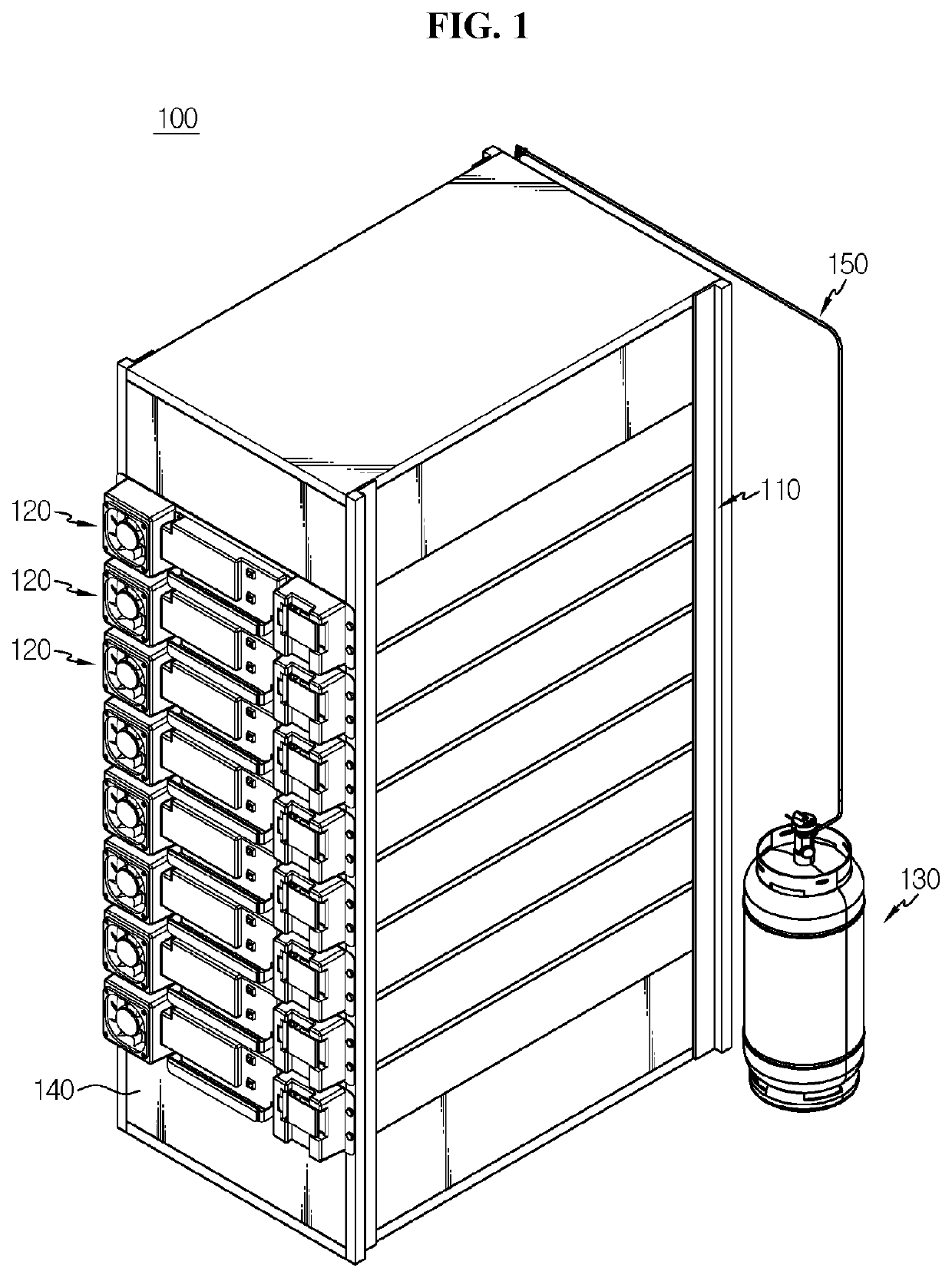 Battery module having structure capable of delaying outflow of fire-fighting water injected therein in case of fire, and battery rack and energy storage device comprising same