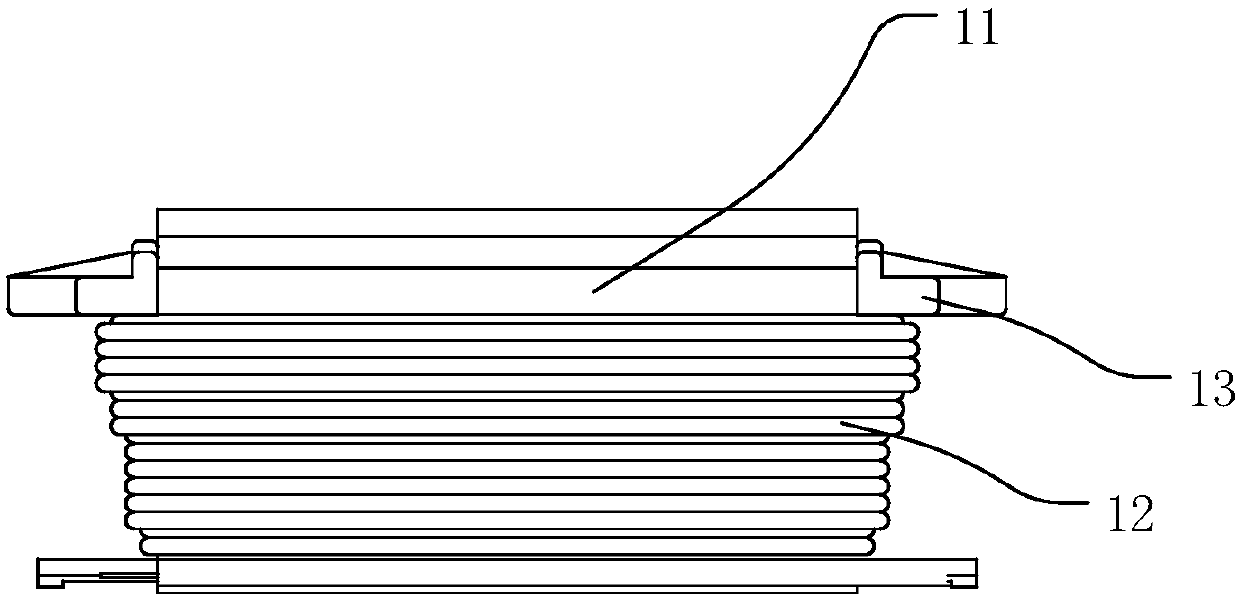 Motor blocking stator structure, motor stator and motor