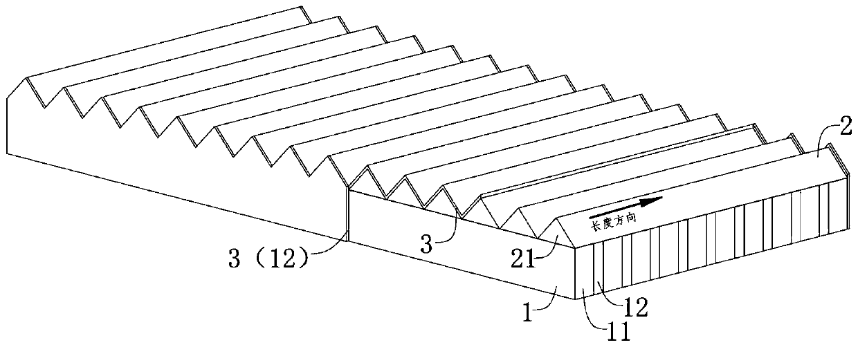 Reflective geometric holographic film based on two-dimensional characteristics and preparation method and application thereof