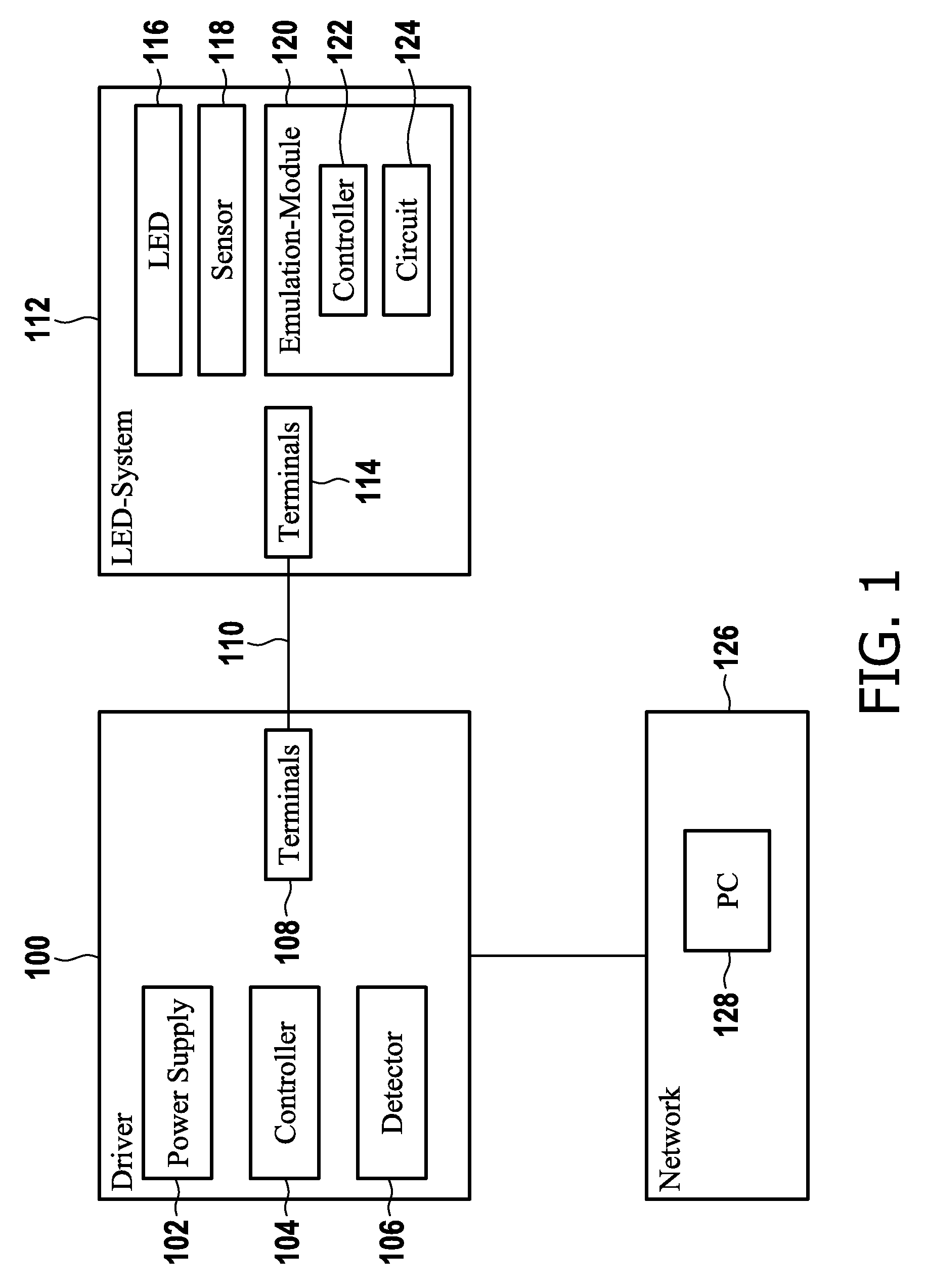 Light emitting device system and driver