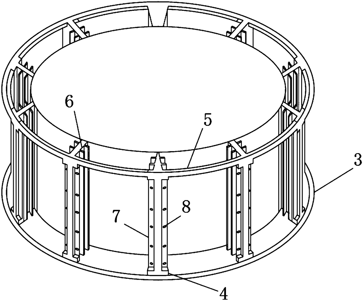 Circular arc surface drilling machining tool applied to numerical control machine tool