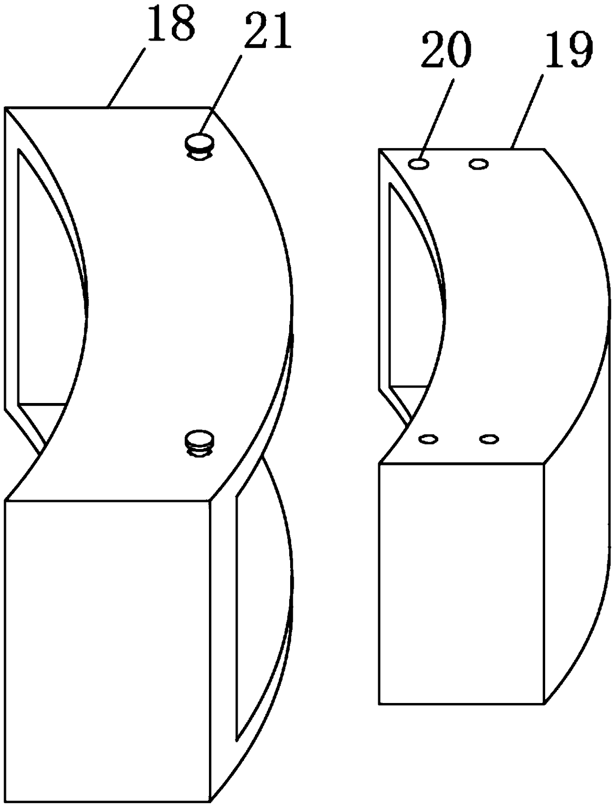 Circular arc surface drilling machining tool applied to numerical control machine tool