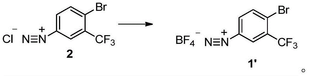 Method for preparing 2-bromine-5-trifluorotoluene chloride